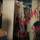 The classic lipstick on the mirror threat in I Know What You Did Last Summer